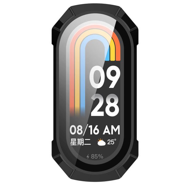 Xiaomi Mi Band 8 PC 360 Sert Ekran Koruyucu Kasa Siyah