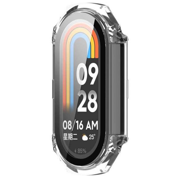 Xiaomi Mi Band 8 PC 360 Sert Ekran Koruyucu Kasa Şeffaf