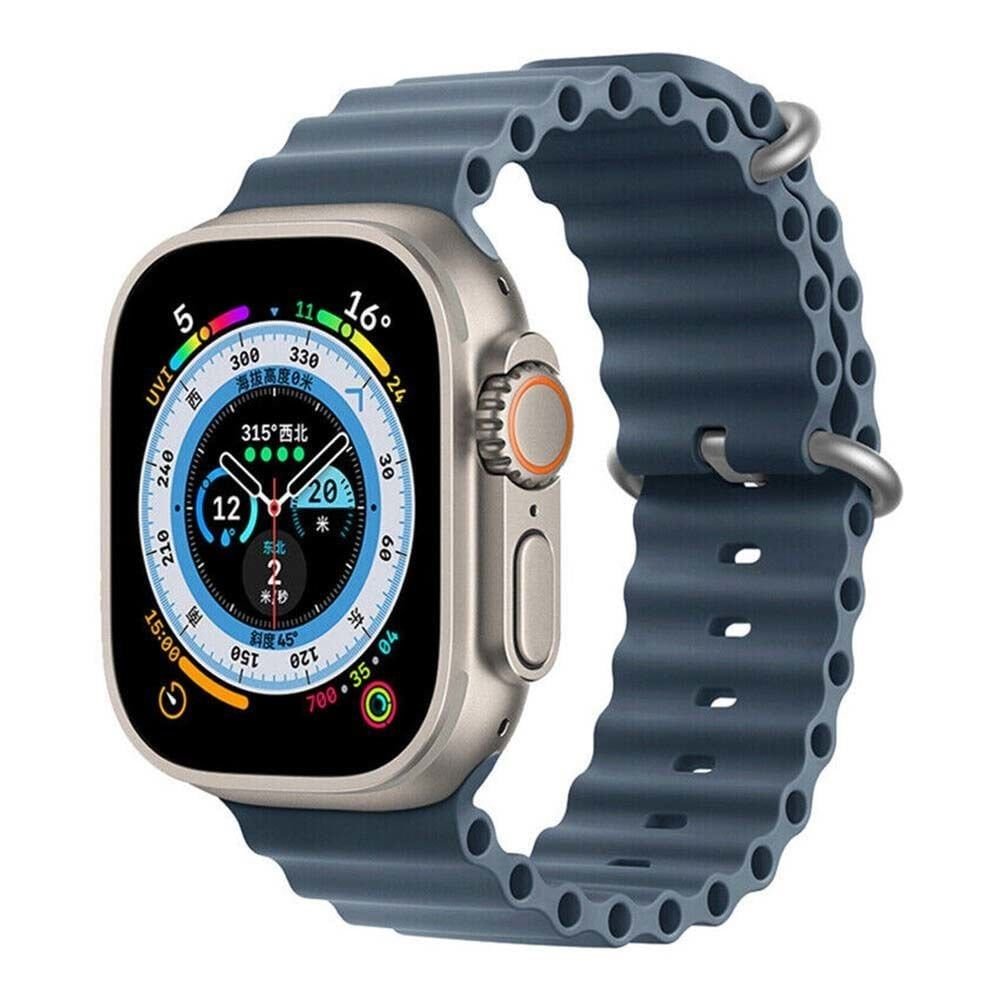 Apple Watch 38-40-41mm Ocean Loop Silikon Kordon Midnight