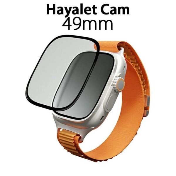 Apple Watch Ultra 49mm Privacy Hayalet Cam Ekran Koruyucu