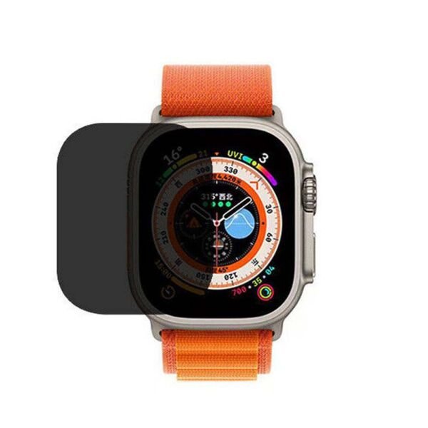 Apple Watch Ultra 49mm Privacy Hayalet Cam Ekran Koruyucu