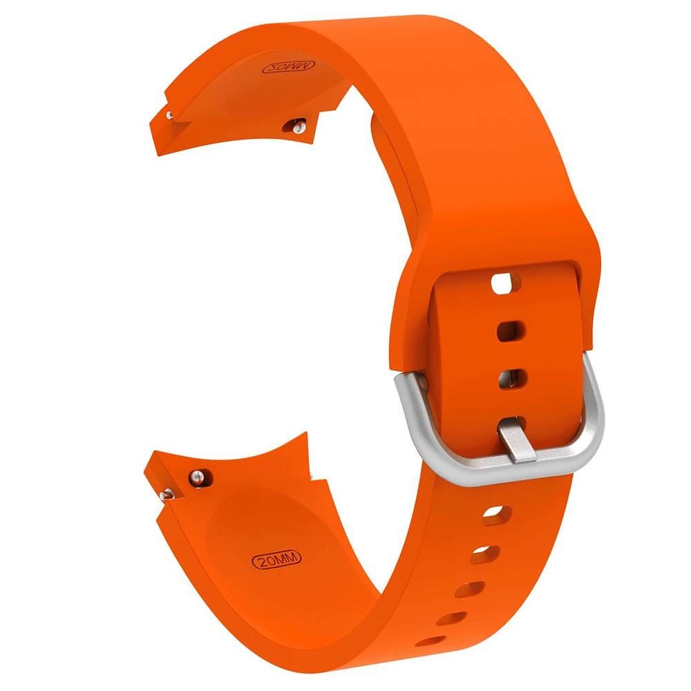 iway Samsung Galaxy Watch 4 5 5 PRO Liquid Silikon Kordon Turuncu