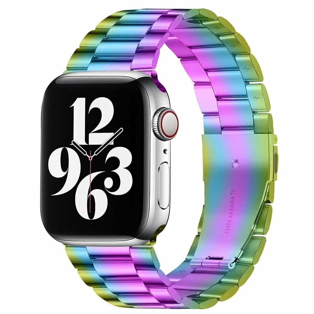 Apple Watch 38-40-41mm A+ Kalite 3B Metal Bakla Kordon Hologram