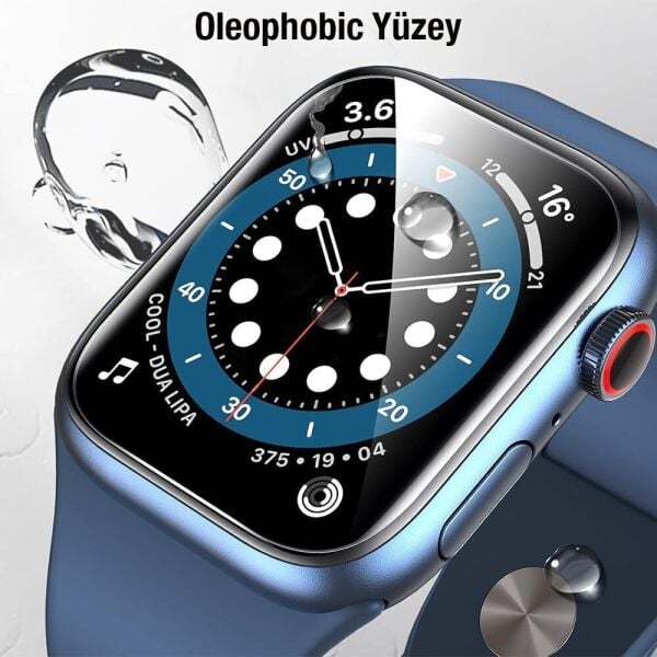 Apple Watch 41mm Nano Jelatin Ekran Koruyucu 2'li Paket