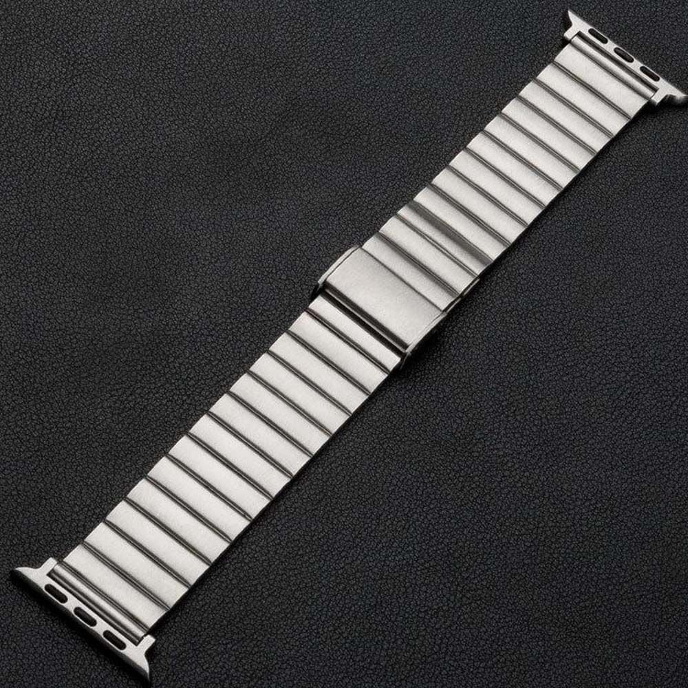 Apple Watch 49-45-44-42mm Bambu Metal Kordon Gümüş