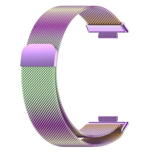 Huawei Watch Fit 2 Metal Hasır Milanese Kordon Hologram