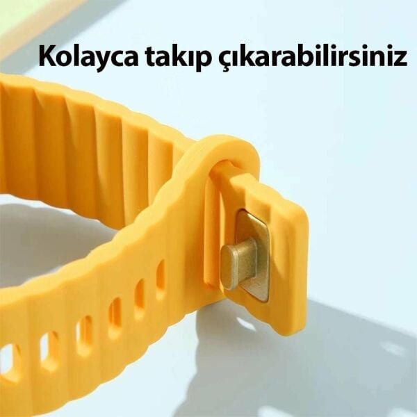 Apple Watch 38/40/41mm Simple Loop Silikon Kordon
