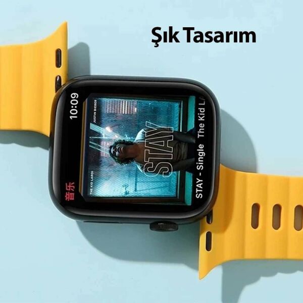 Apple Watch 38/40/41mm Simple Loop Silikon Kordon