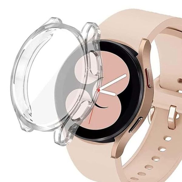 Samsung Galaxy Watch 4 40mm 360 Şeffaf Silikon Kasa Ekran Koruma