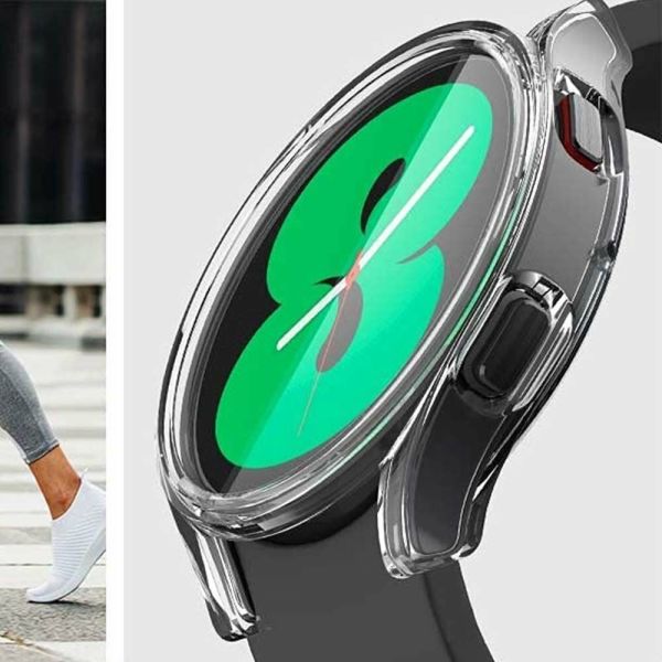Samsung Galaxy Watch 5 40mm 360 Şeffaf Silikon Kasa Ekran Koruma