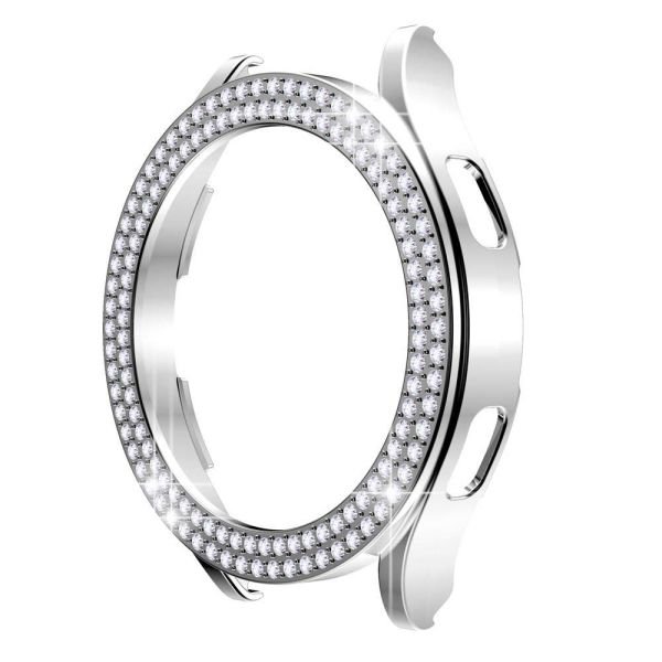 Samsung Watch 5 40mm Taşlı Kasa Çerçeve Gümüş