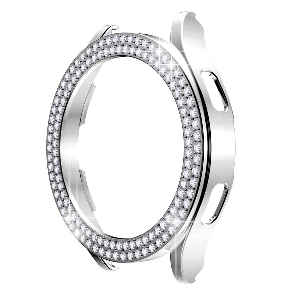 Samsung Watch 6 40mm Taşlı Kasa Çerçeve Gümüş