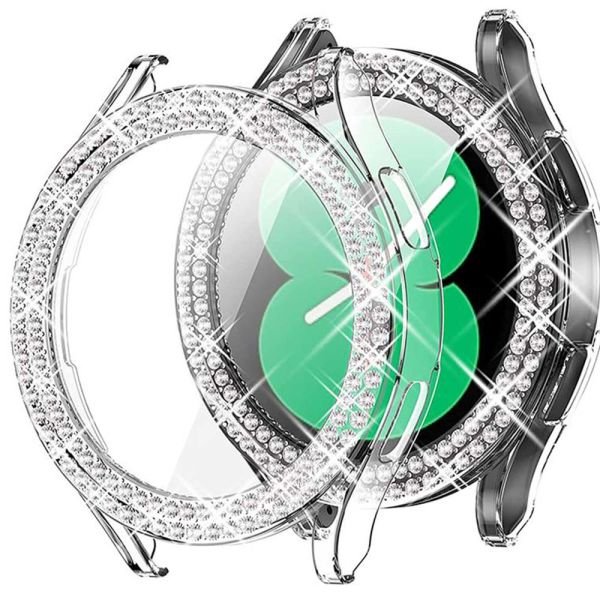 Samsung Watch 6 40mm Taşlı Kasa Çerçeve Şeffaf