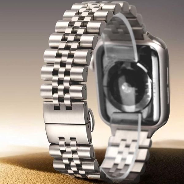Apple Watch 49-45-44-42mm Rolex Metal Kordon Starlight