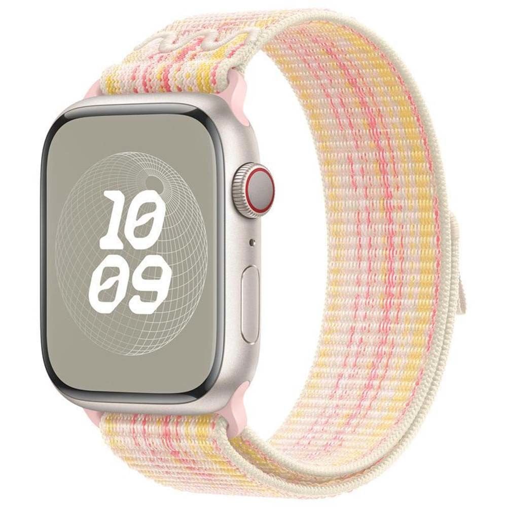Apple Watch 38-40-41mm Nike Hasır Cırtlı Kumaş Kordon