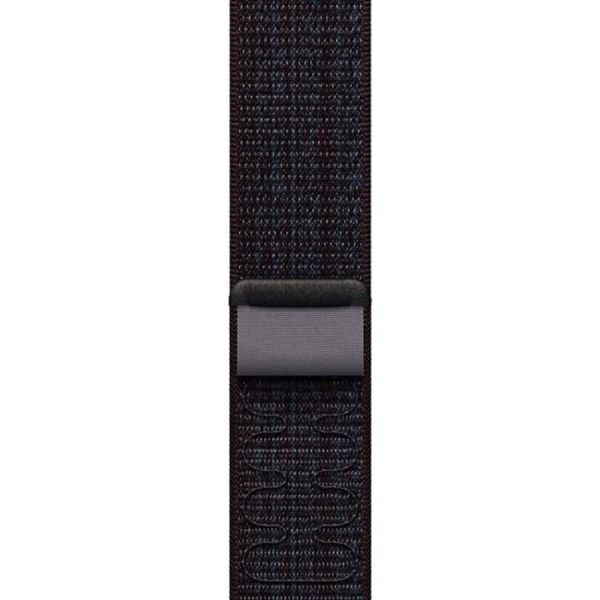 Apple Watch 38-40-41mm Nike Hasır Cırtlı Kumaş Kordon Midnight