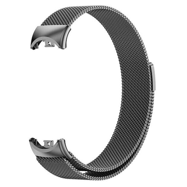 Xiaomi Mi Band 8 Milan Metal Hasır Kordon Siyah