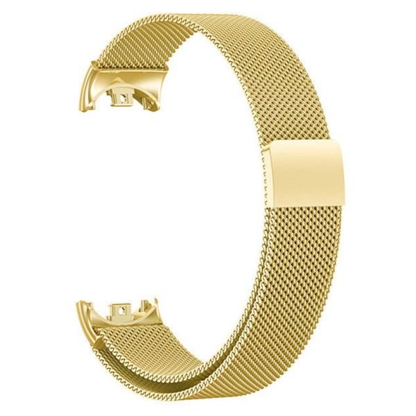 Xiaomi Mi Band 8 Milan Metal Hasır Kordon Gold