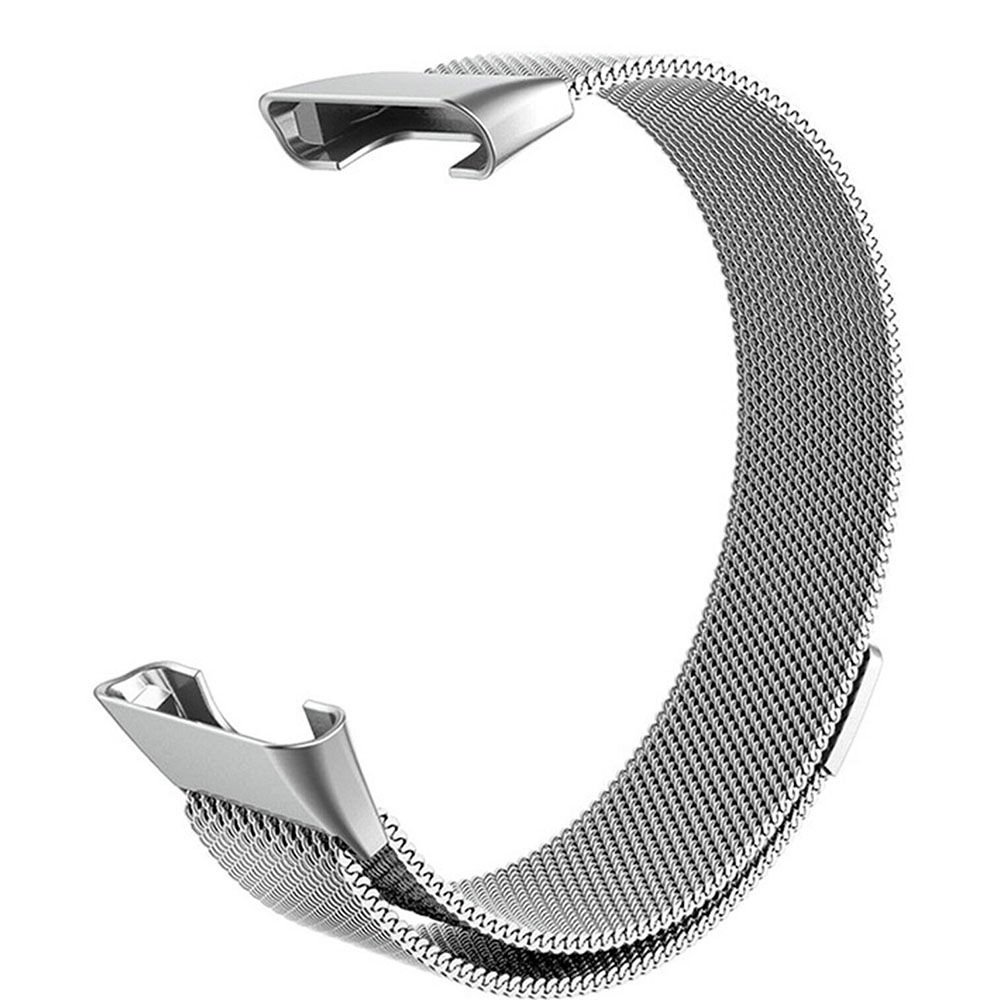 Xiaomi Mi Band 7 Pro Milanese Metal Hasır Kordon Gümüş