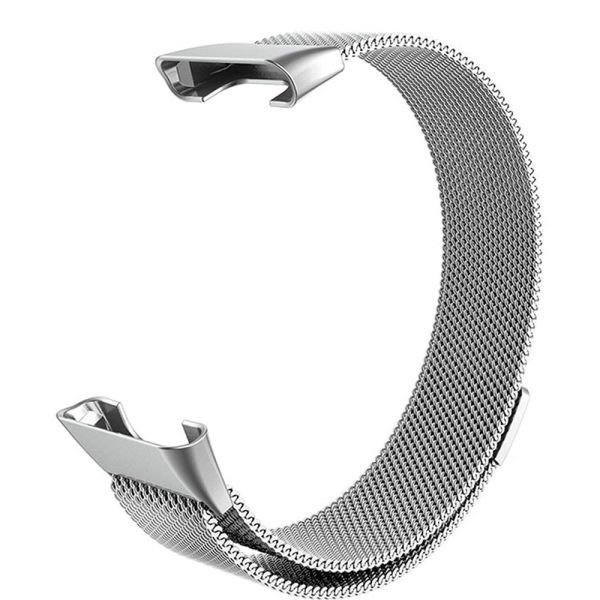 Xiaomi Mi Band 7 Pro Milanese Metal Hasır Kordon Gümüş