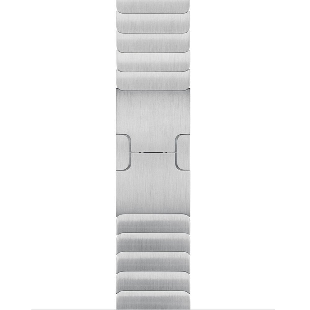 Apple Watch 49-45-44-42mm Balıksırtı Blacelet Metal Kordon Gümüş