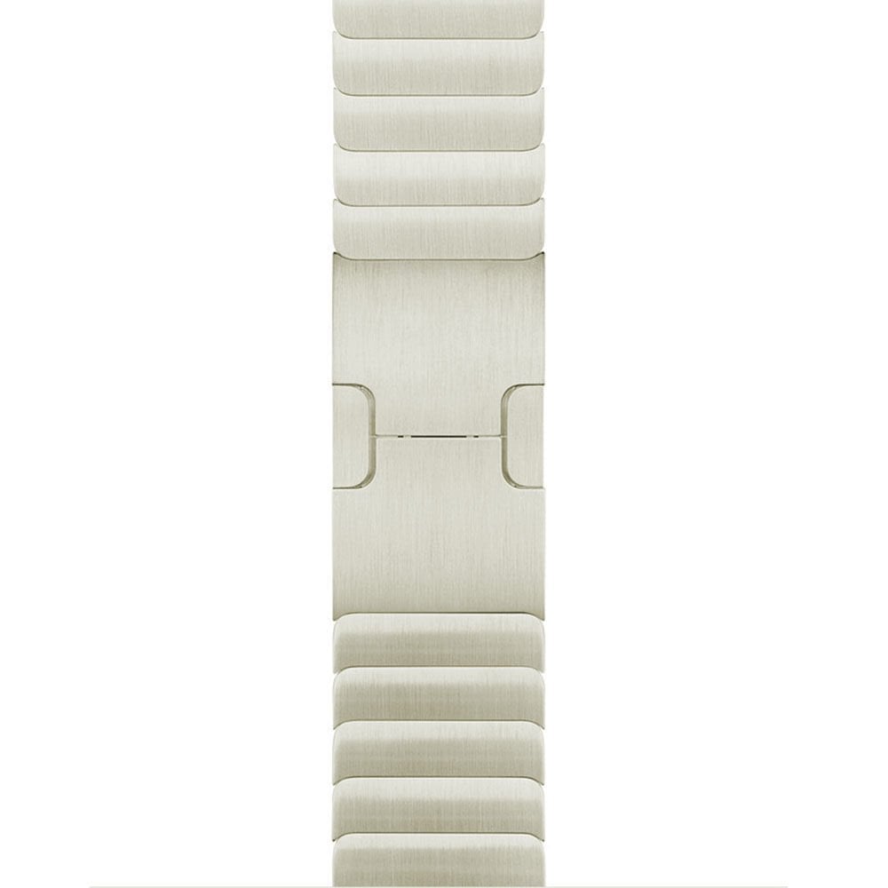 Apple Watch 49-45-44-42mm Balıksırtı Blacelet Metal Kordon Titanium Gold