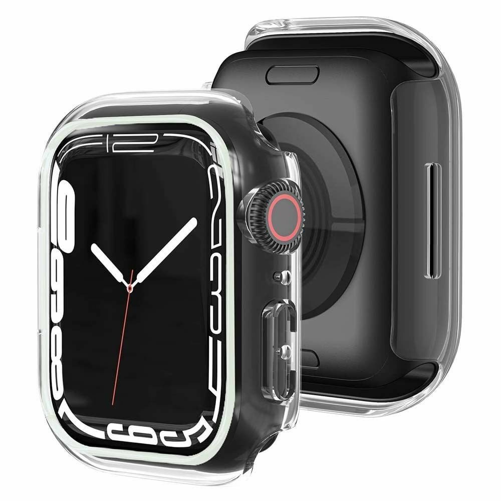 Apple Watch 40mm Light Case Sert Şeffaf Kapak Beyaz