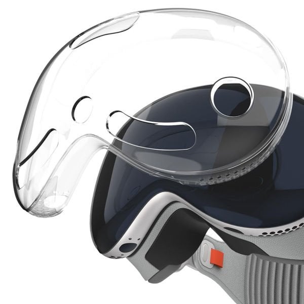 Apple Vision Pro Crystal Şeffaf Silikon Kılıf Koruyucu