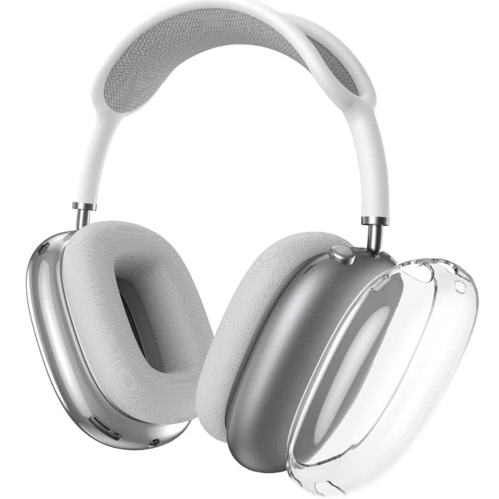 Apple AirPods Max Clear Silikon Kılıf Şeffaf