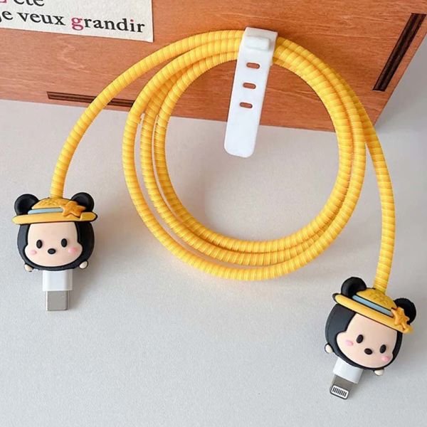 3 in 1 Kablo Koruma Spiral ve Uçları 3D Kablo Koruyucu Set 8