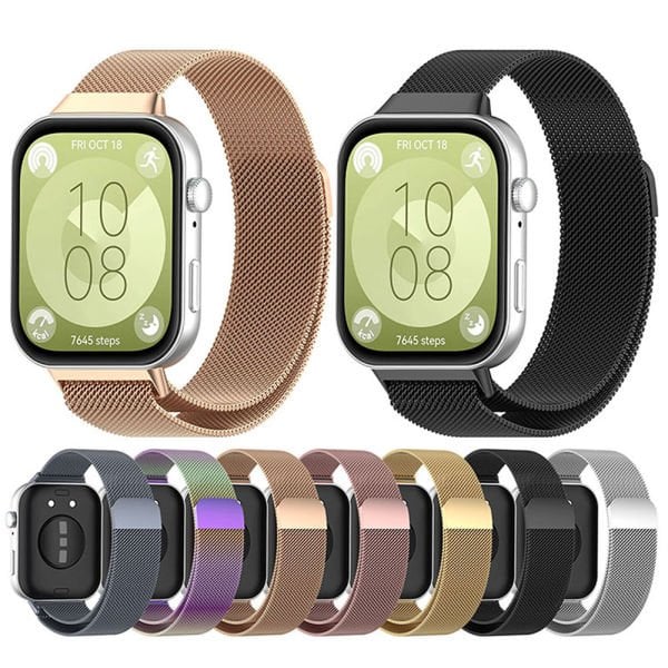 Huawei Fit3 Milanese Metal Hasır Kordon