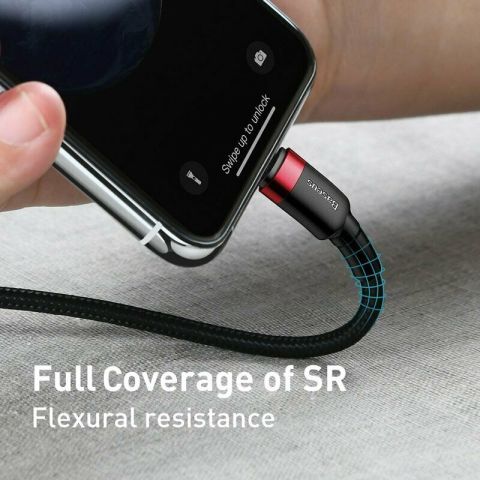 Baseus iPhone Cafule Hızlı Kablo 3M (300 cm) 2A Siyah