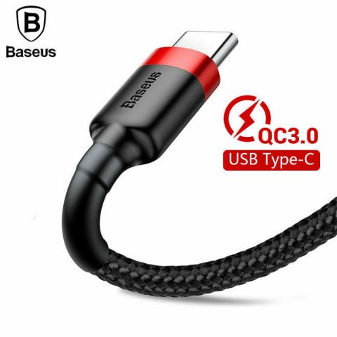 Baseus Type-C Cafule Hızlı Kablo 1M (100 cm) 3A