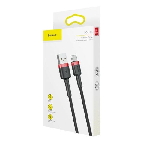 Baseus Type-C Cafule Hızlı Kablo 1M (100 cm) 3A