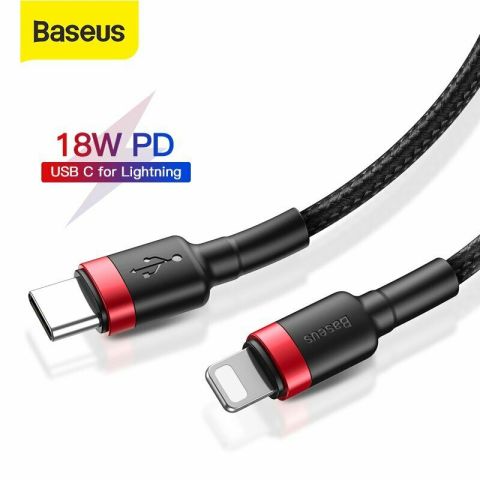 Baseus Type-C to Lightning PD 18W Cafule Hızlı Şarj Kablosu