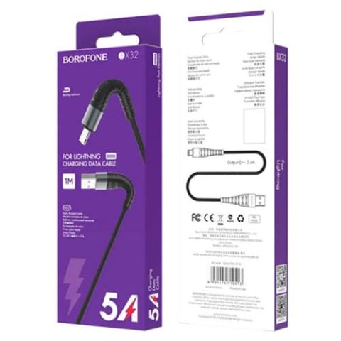 Borofone iPhone Lightning 5A Şarj Kablosu