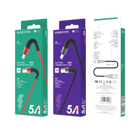 Borofone Type-C 5A Şarj Kablosu