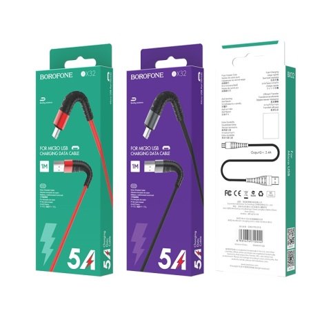 Borofone Micro 5A Şarj Kablosu