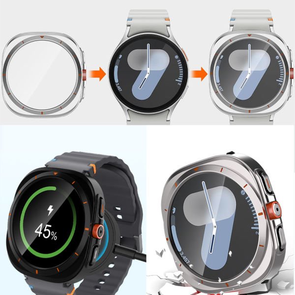 Samsung Galaxy Watch 7 40mm ULTRA Dönüştüren Kasa Koruyucu