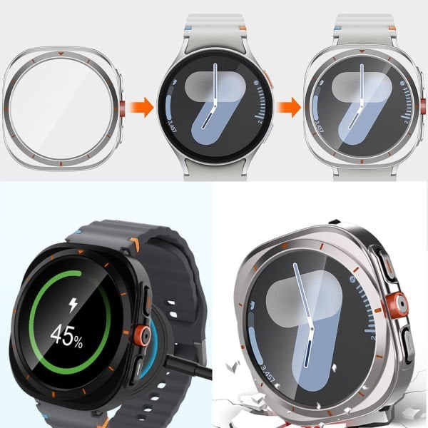 Samsung Galaxy Watch 7 44mm ULTRA Dönüştüren Kasa Koruyucu