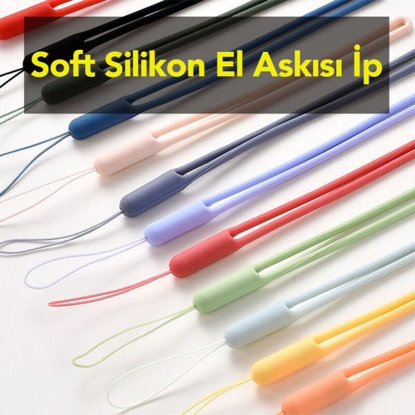 Soft Liquid Silikon Telefon El Askısı İp TA-01