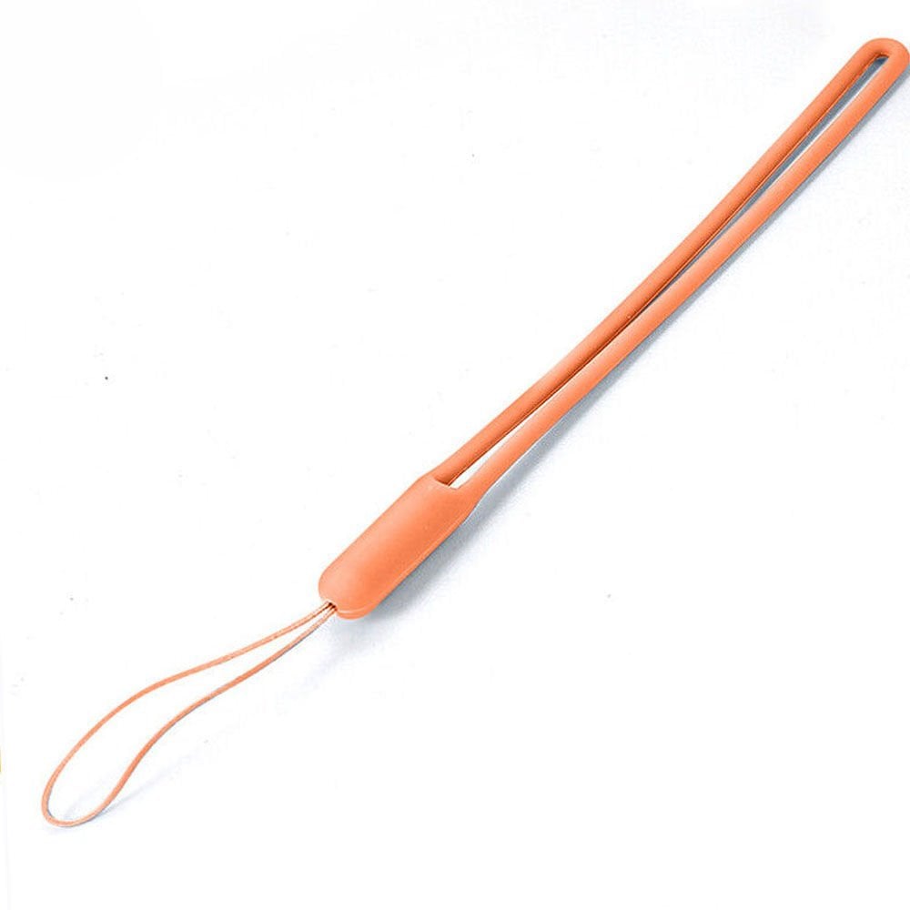 Soft Liquid Silikon Telefon El Askısı İp TA-01 Turuncu