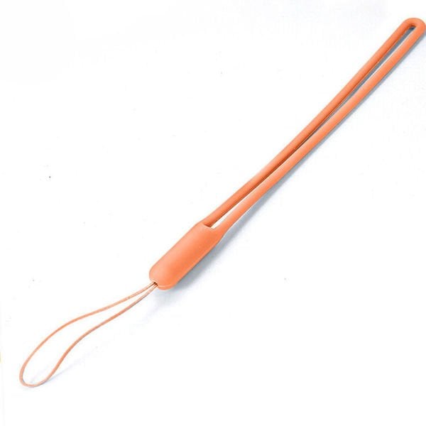 Soft Liquid Silikon Telefon El Askısı İp TA-01 Turuncu