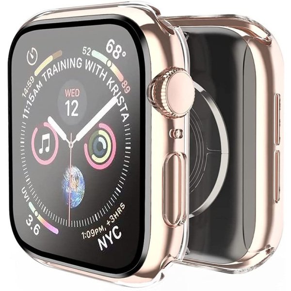 Apple Watch 44mm Mat 360 Mat Kasa Ekran Koruyucu Şeffaf