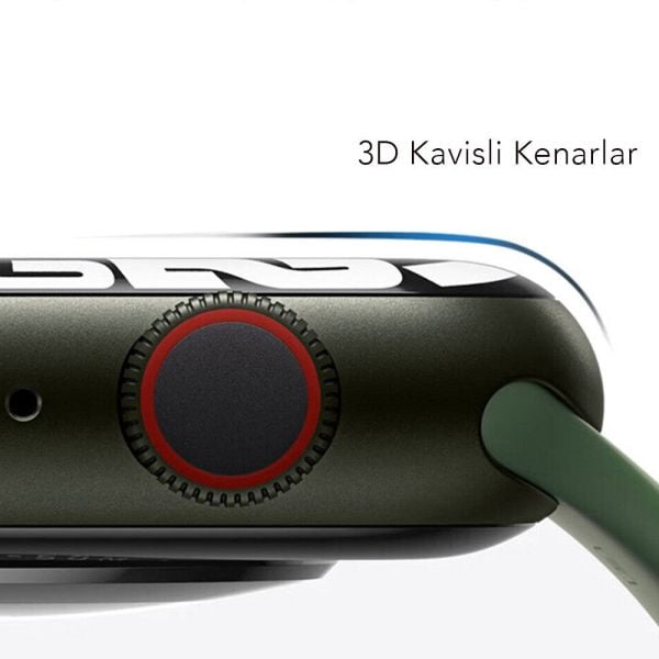 Apple Watch 10 46mm 3D Kavisli PPM Polymer Nano Ekran Koruyucu