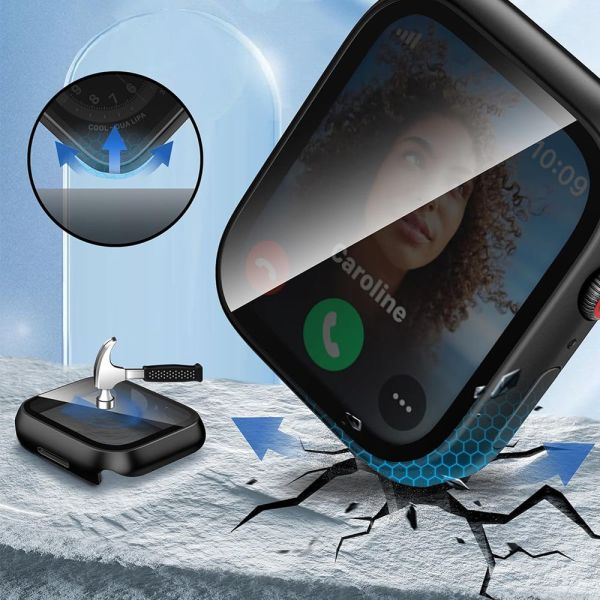 Apple Watch 44mm Privacy Hayalet Kasa Ekran Koruyucu