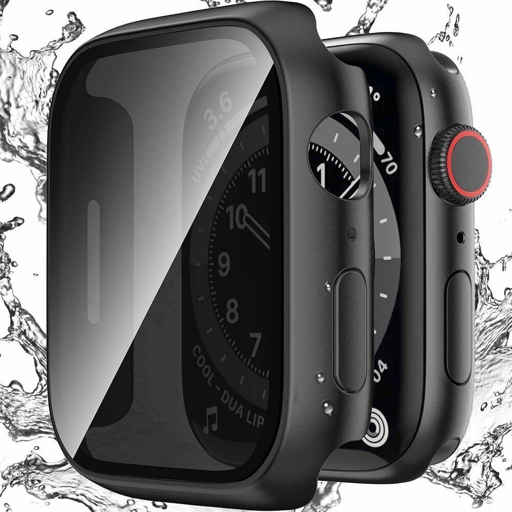 Apple Watch 40mm Privacy Hayalet Kasa Ekran Koruyucu Siyah