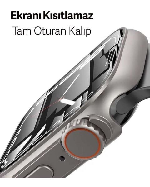 Apple Watch 40mm Watch Ultra Görünümlü Kasa Dönüştürücü Ekran Koruyucu Kasa