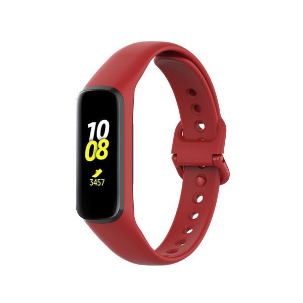 Samsung Galaxy Fit 2 R220 Silikon Kordon Kırmızı
