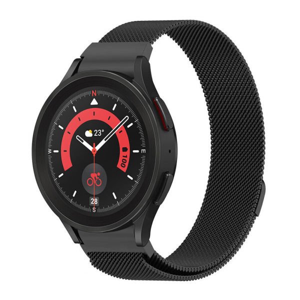 Samsung Galaxy Watch 4 / Watch 5 / PRO Milan Metal Hasır Kordon